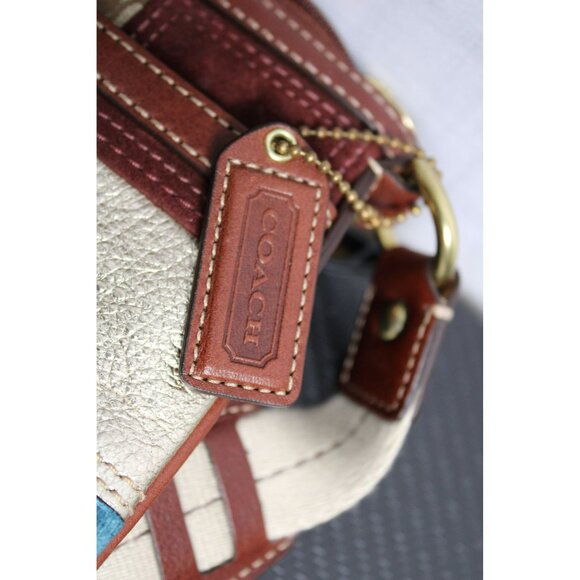 Unique Leather Coach Bag With Different Textures And Colors - Picture 7 of 7